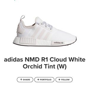 adidas NMD-R1 Cloud White with Orchid Tint